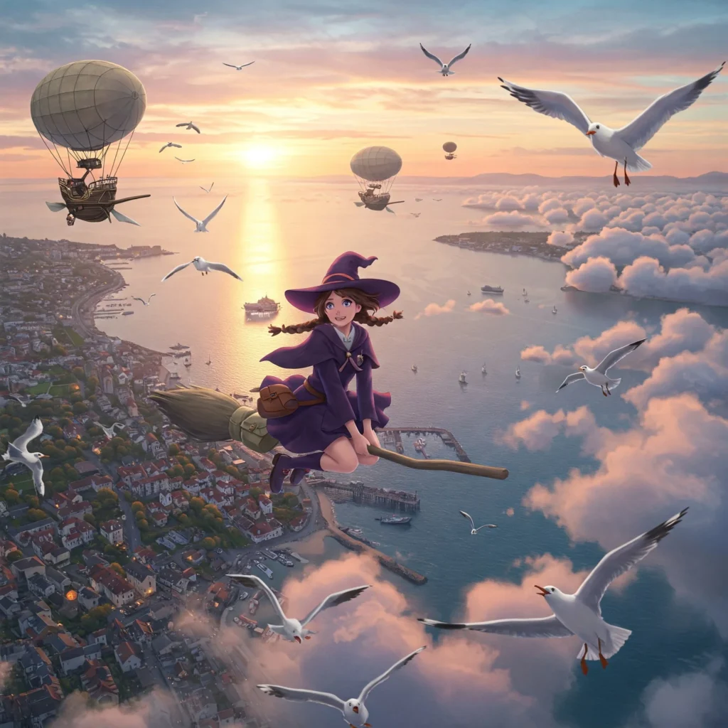 Ghibli Style Prompt Guide: Create Magical Worlds with Studio Ghibli Aesthetic Prompts 7 - Gemini 9 Environmental Storytelling -