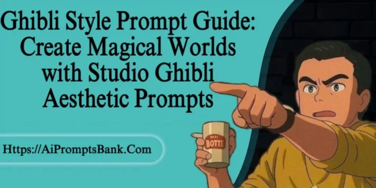 Ghibli Style Prompt Guide Create Magical Worlds with Studio Ghibli Aesthetic Prompts